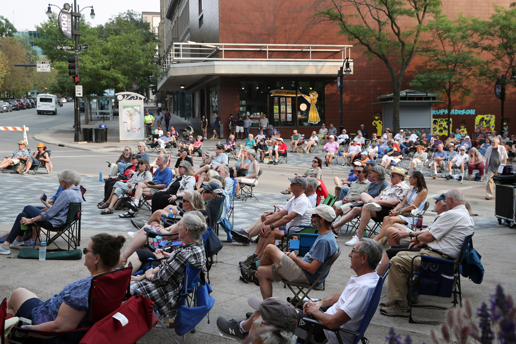 Crowd on State Street
